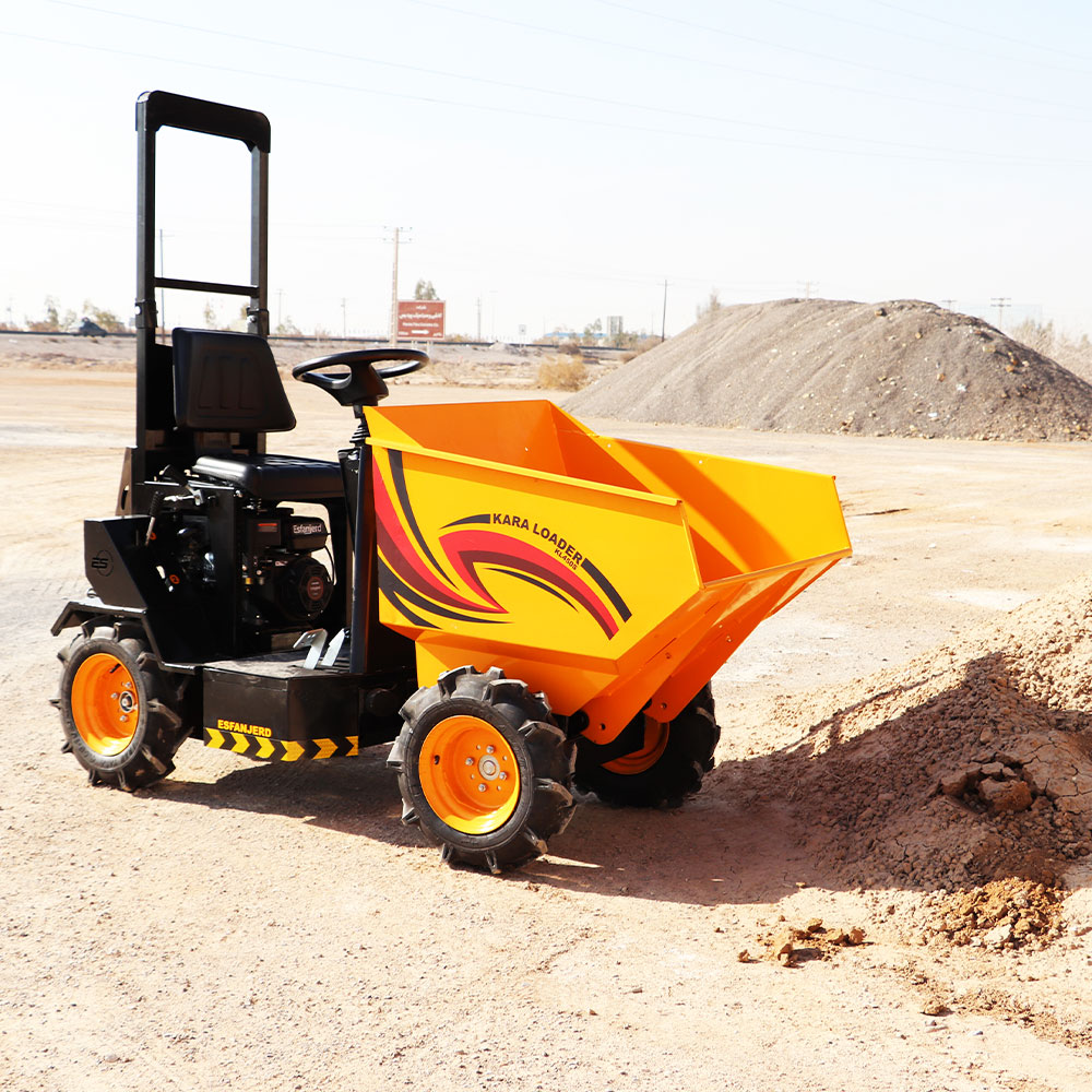 فرغون موتوری کمرشکن کارالودر چهارچرخ مدل KL450S
