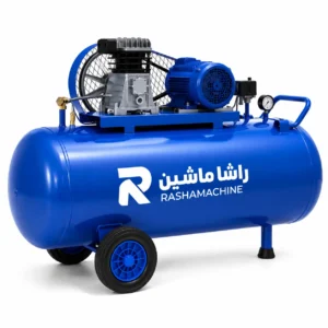 کمپرسور 250 لیتری دو سیلندر دینام 2.5 اسب بخار تک فاز