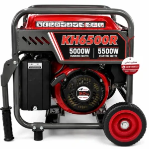 موتور برق اینورتر 5.5 کیلووات بنزینی مسی چرخ‌دار ایزی پاور KH6500R